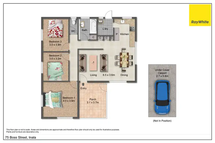 Floorplan of Homely house listing, 75 Boss Road, Inala QLD 4077