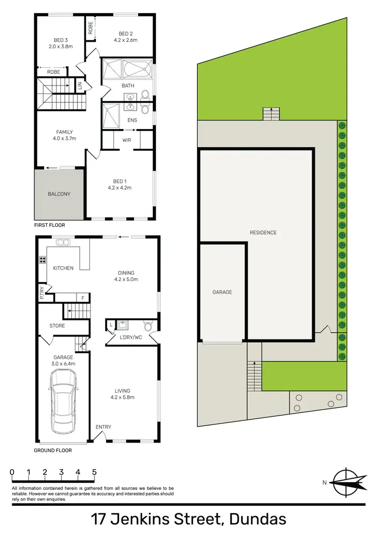 Floorplan of Homely house listing, 17 Jenkins Street, Dundas NSW 2117