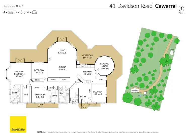 Floorplan of Homely house listing, 41 Davidson Road, Cawarral QLD 4702