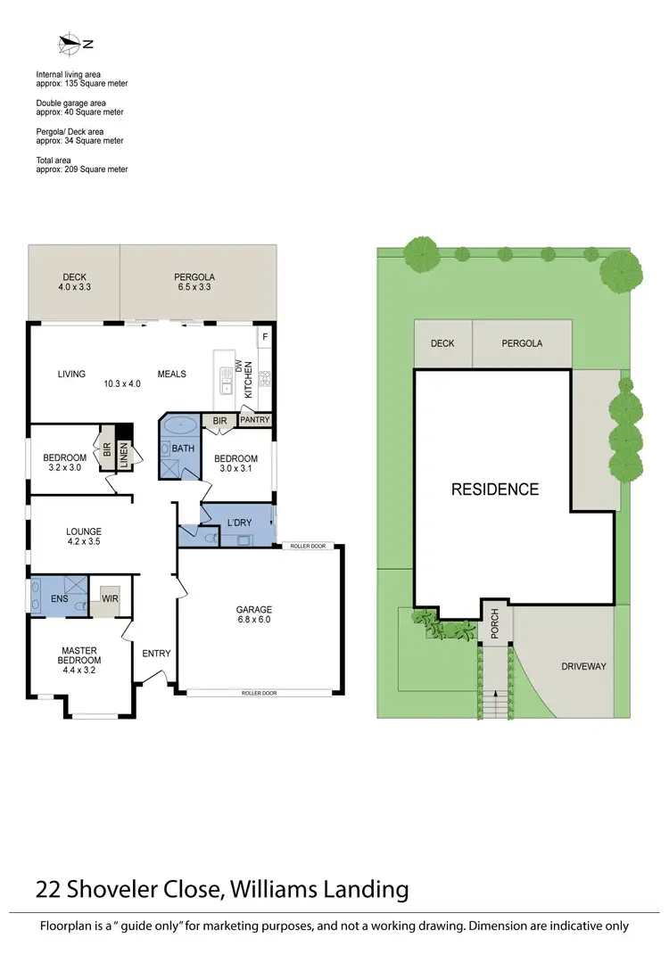 Floorplan of Homely house listing, 22 Shoveler Close, Williams Landing VIC 3027