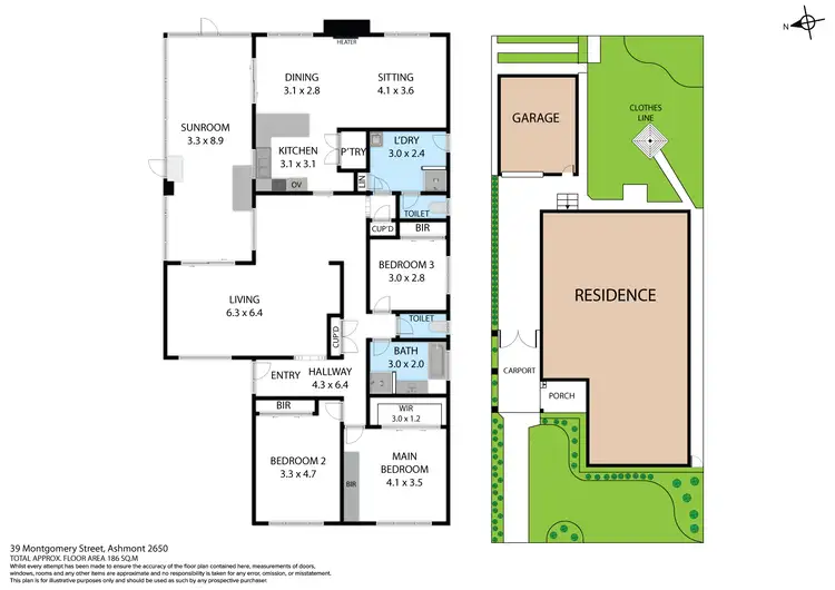 Floorplan of Homely house listing, 39 Montgomery Street, Ashmont NSW 2650