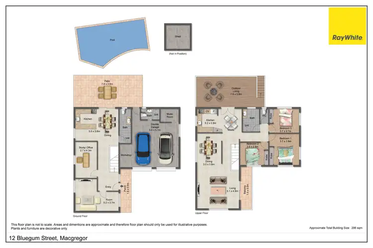 Floorplan of Homely house listing, 12 Bluegum Street, Macgregor QLD 4109