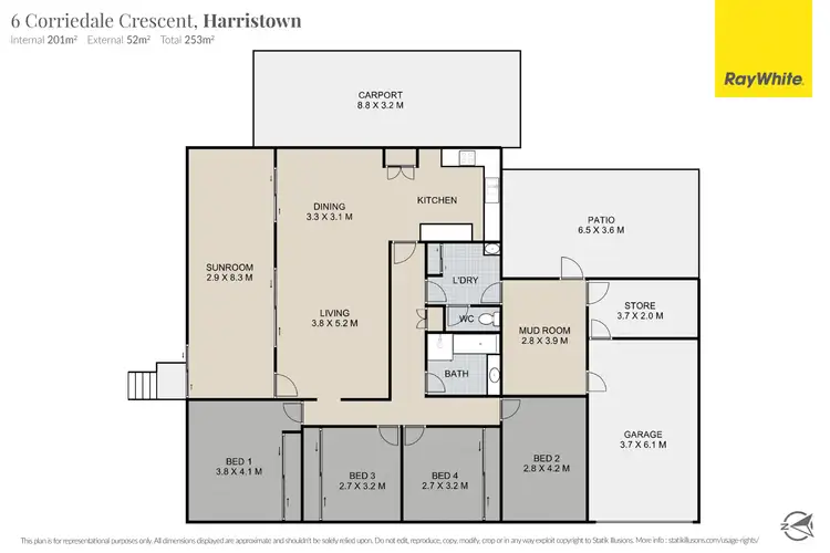 Floorplan of Homely house listing, 6 Corriedale Crescent, Harristown QLD 4350