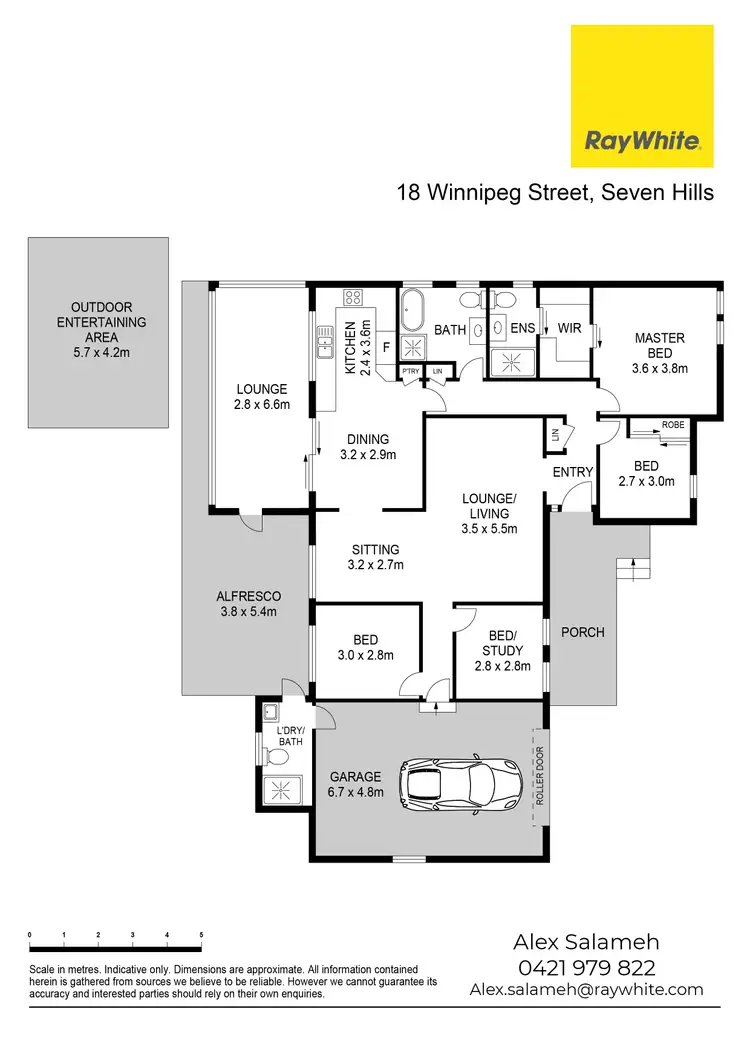 Floorplan of Homely house listing, 18 Winnipeg Street, Seven Hills NSW 2147