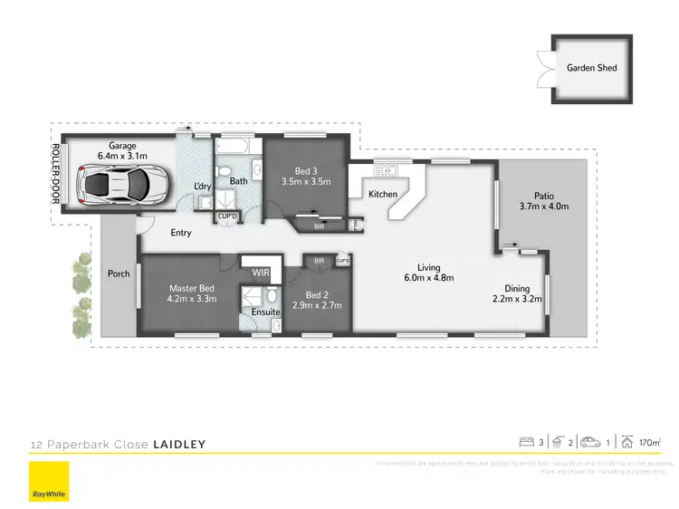 Floorplan of Homely house listing, 12 Paperbark Close, Laidley QLD 4341