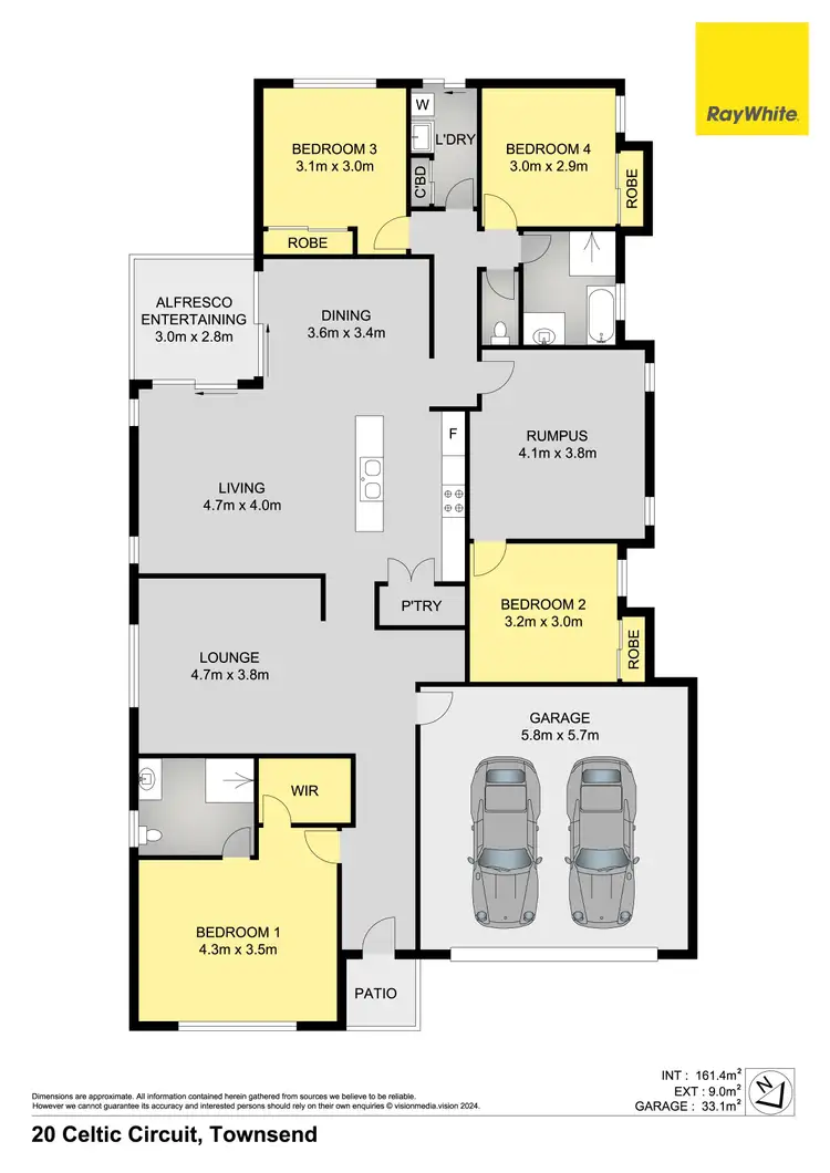 Floorplan of Homely house listing, 20 Celtic Circuit, Townsend NSW 2463