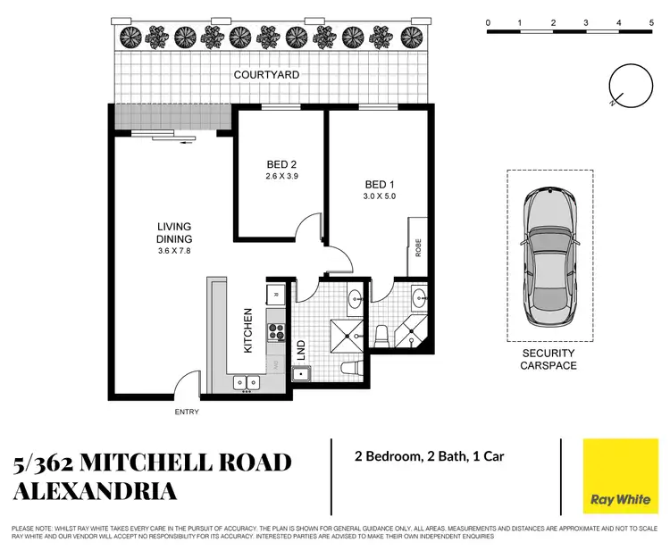 Floorplan of Homely apartment listing, 5/362 Mitchell Road, Alexandria NSW 2015