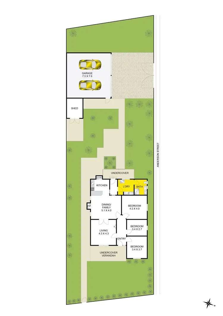 Floorplan of Homely house listing, 74 Ormond Road, East Geelong VIC 3219