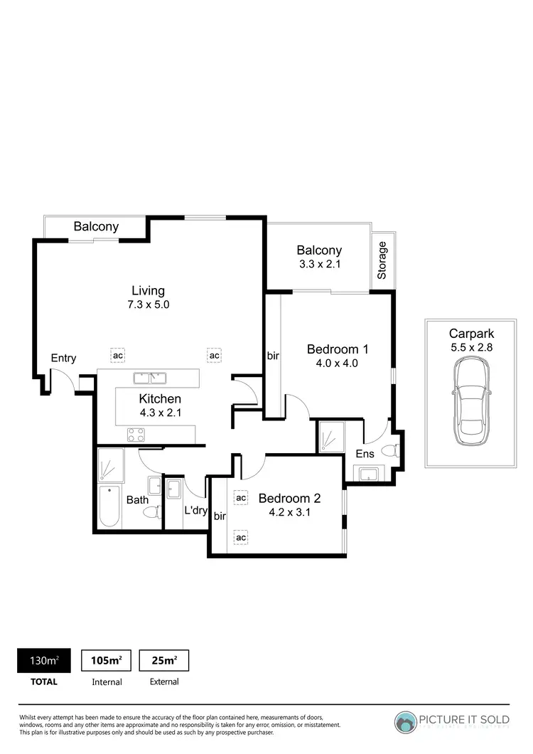 Floorplan of Homely apartment listing, 1702/18 Rowlands Place, Adelaide SA 5000