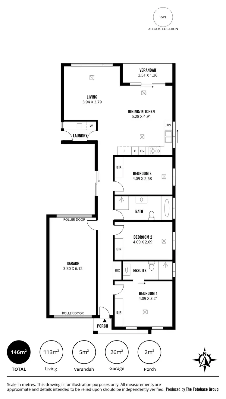Floorplan of Homely house listing, 12 Westwood Boulevard, Ferryden Park SA 5010