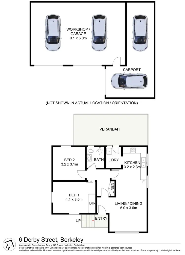 Floorplan of Homely house listing, 6 Derby Street, Berkeley NSW 2506