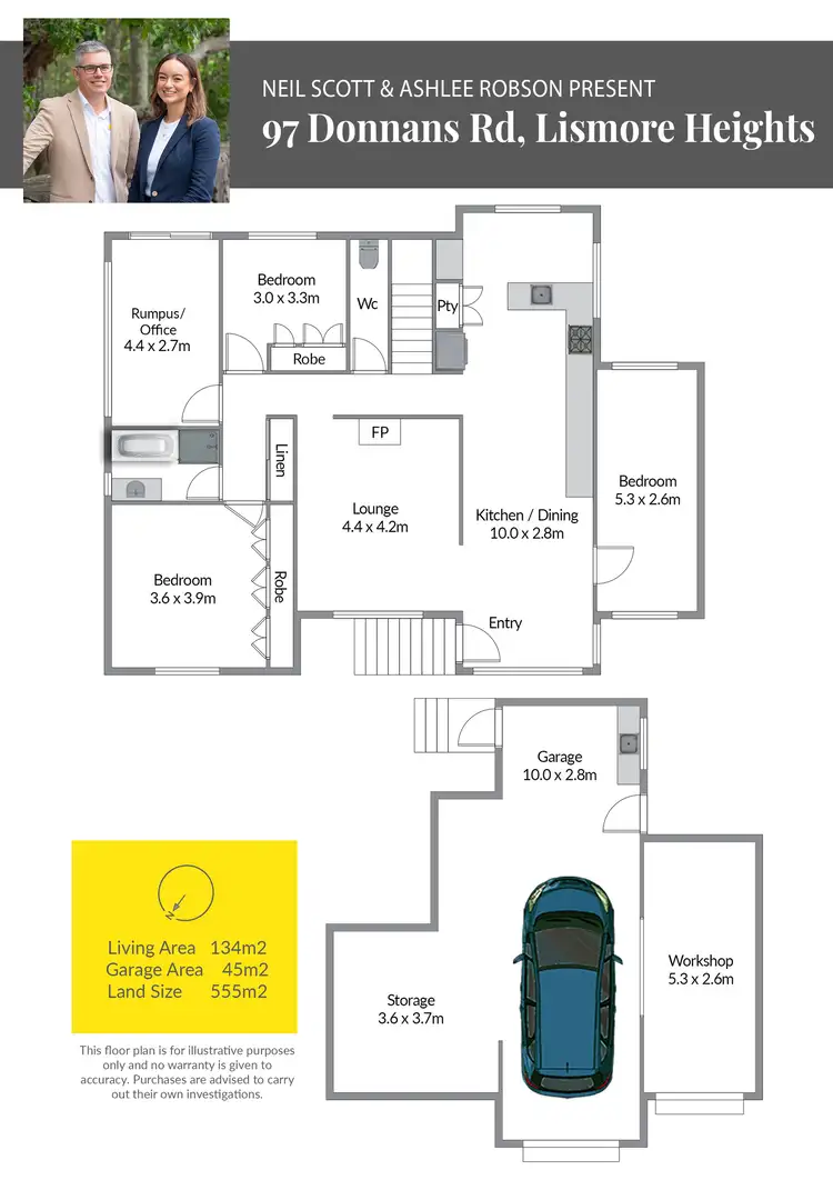 Floorplan of Homely house listing, 97 Donnans Road, Lismore Heights NSW 2480