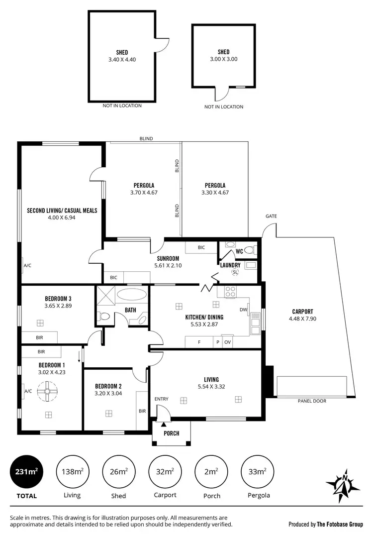 Floorplan of Homely house listing, 4 Howden Road, Fulham SA 5024