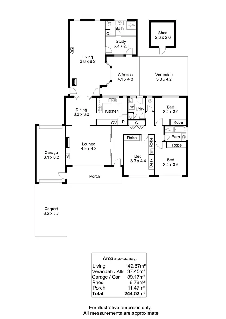 Floorplan of Homely house listing, 20 Poplar Street, West Beach SA 5024