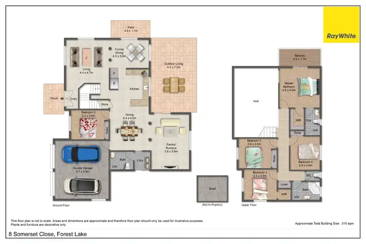 Floorplan of Homely house listing, 8 Somerset Close, Forest Lake QLD 4078