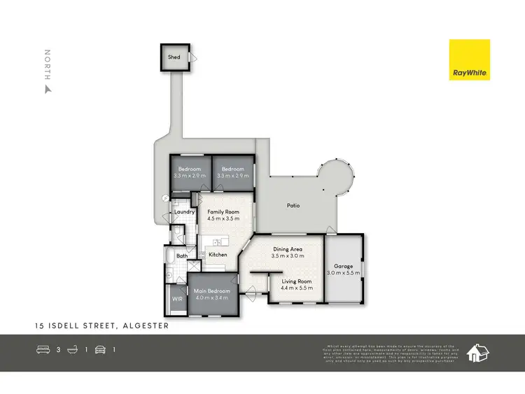 Floorplan of Homely house listing, 15 Isdell Street, Algester QLD 4115