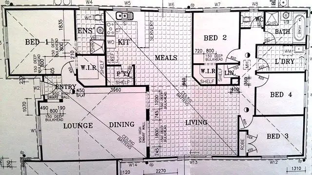 Floorplan of Homely rural property listing, 641 Hylands Lane, Heathcote VIC 3523