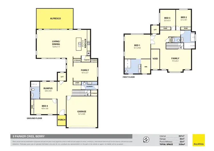 Floorplan of Homely house listing, 9 Parker Crescent, Berry NSW 2535