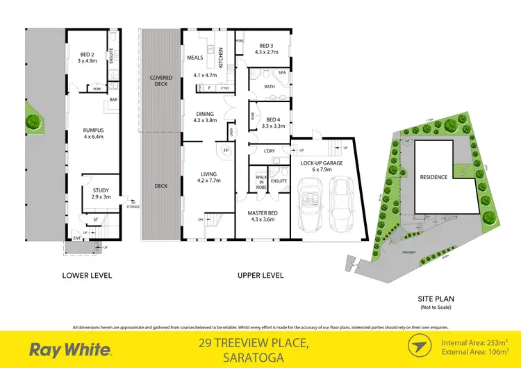 Floorplan of Homely house listing, 29 Treeview Place, Saratoga NSW 2251