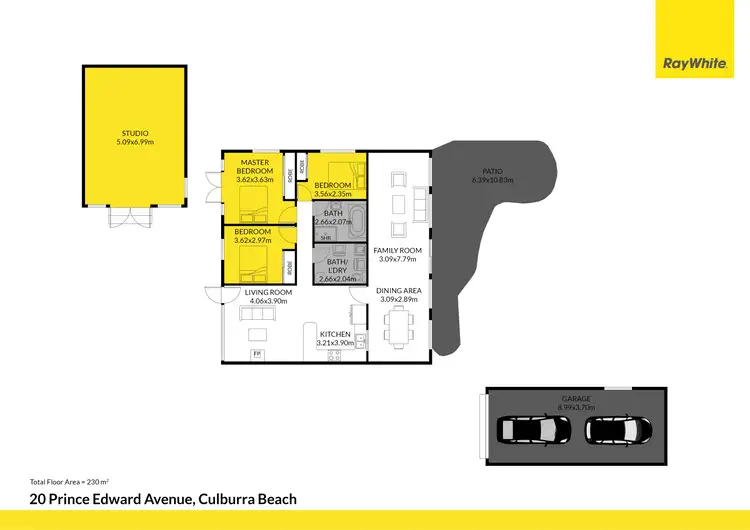 Floorplan of Homely house listing, 20 Prince Edward Avenue, Culburra Beach NSW 2540