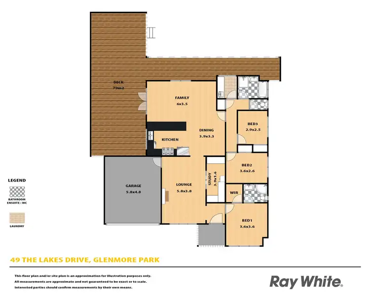 Floorplan of Homely house listing, 49 The Lakes Drive, Glenmore Park NSW 2745