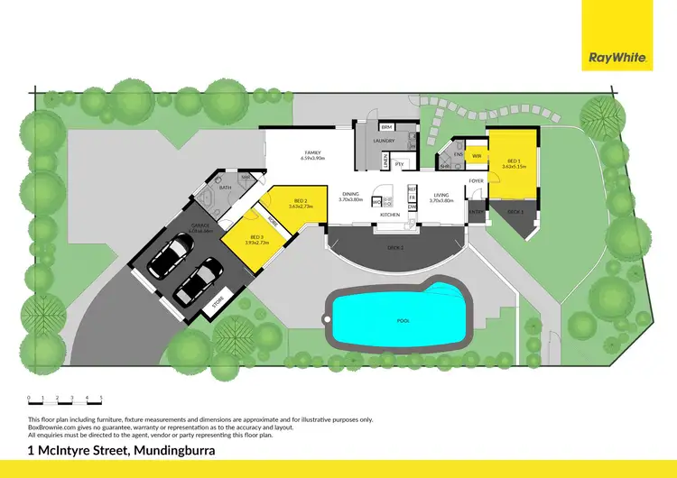 Floorplan of Homely house listing, 1 McIntyre Street, Mundingburra QLD 4812