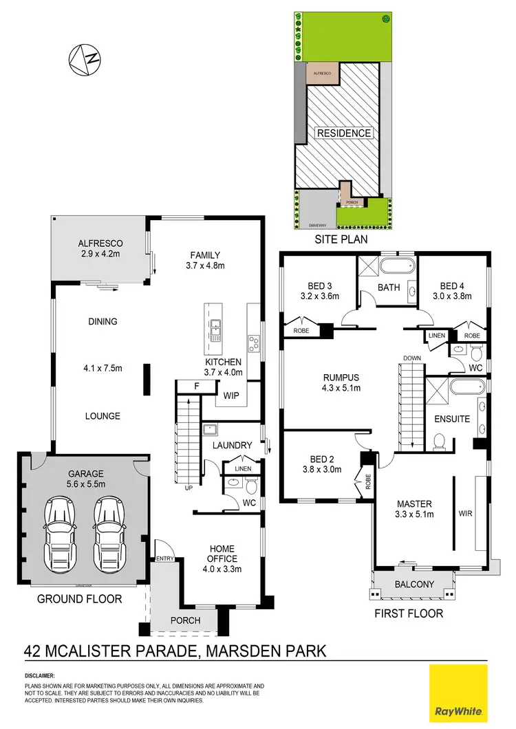 Floorplan of Homely house listing, 42 McAlister Parade, Marsden Park NSW 2765