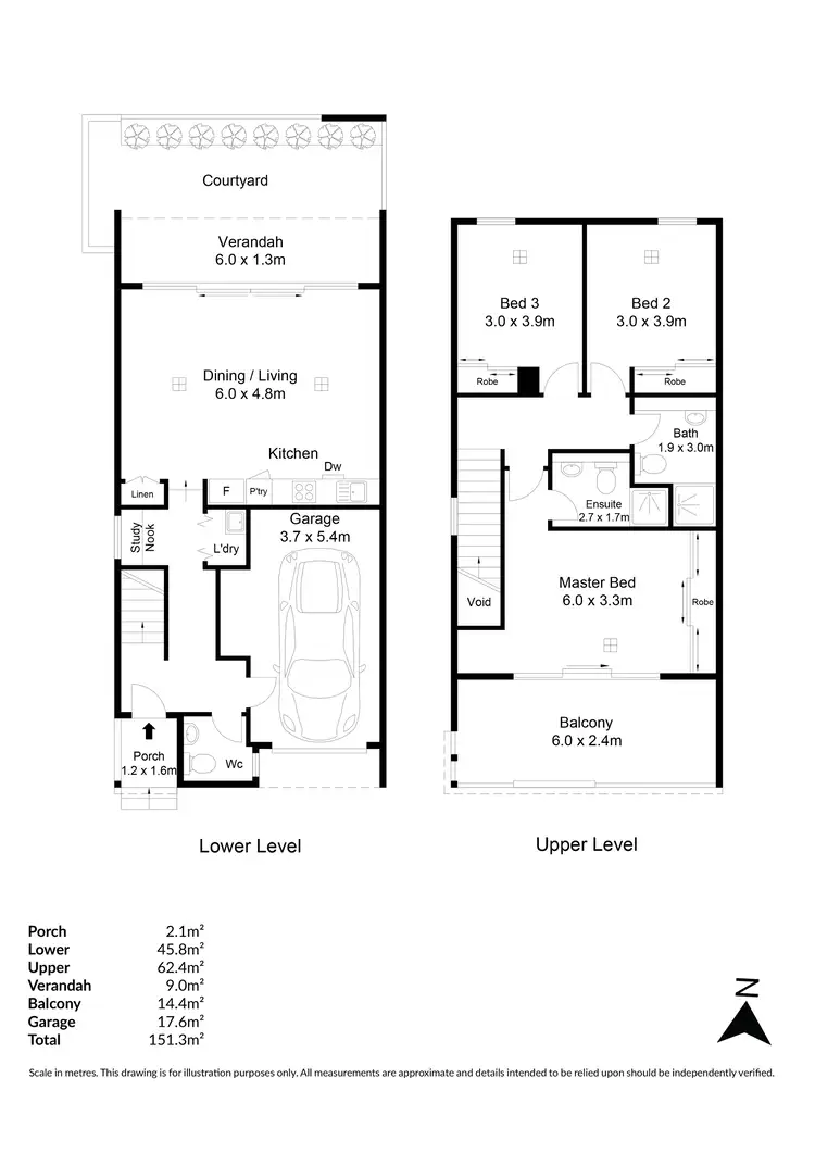 Floorplan of Homely house listing, 6 Gulnare Grove, Lightsview SA 5085