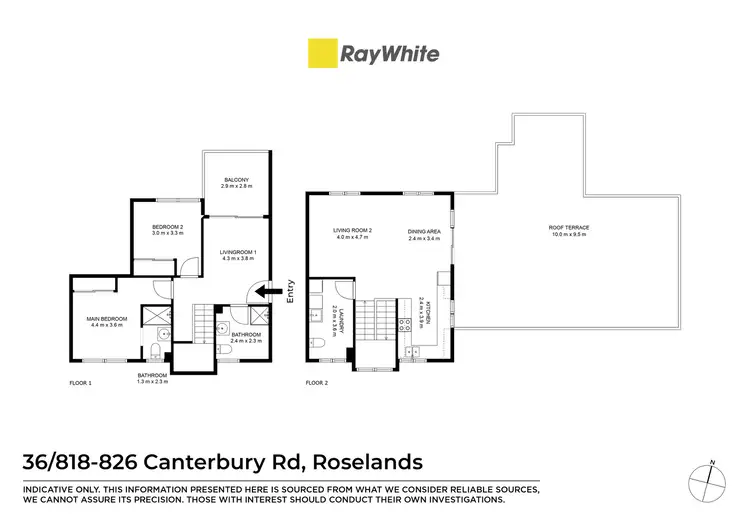 Floorplan of Homely apartment listing, 36/818-826 Canterbury Road, Roselands NSW 2196