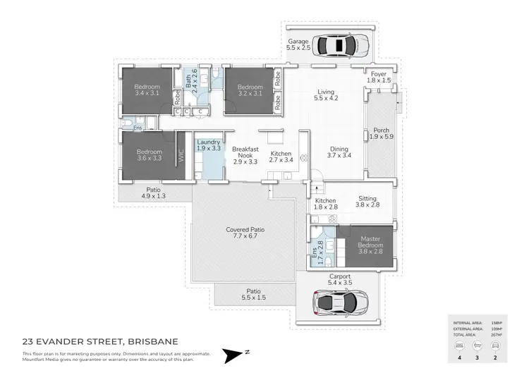 Floorplan of Homely house listing, 23 Evander Street, Sunnybank Hills QLD 4109
