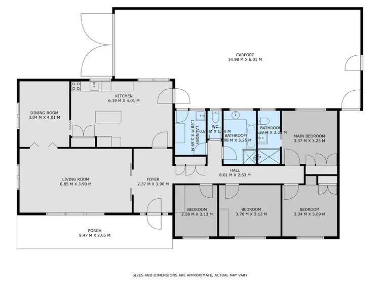 Floorplan of Homely house listing, 7 Fahey Crescent, Culcairn NSW 2660