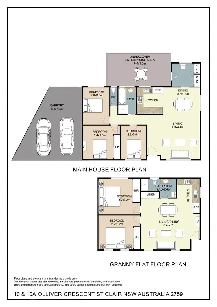 Floorplan of Homely house listing, 10 & 10A Olliver Crescent, St Clair NSW 2759