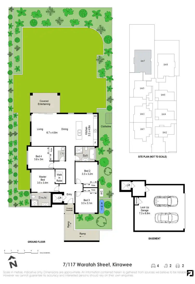 Floorplan of Homely villa listing, 7/117 Waratah Street, Kirrawee NSW 2232