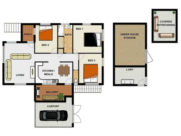 Floorplan of Homely house listing, 19 Capricorn Street, Inala QLD 4077
