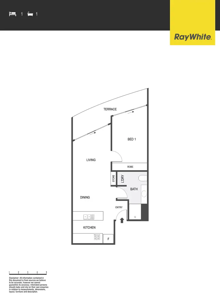 Floorplan of Homely apartment listing, 103/1 Mouat Street, Lyneham ACT 2602