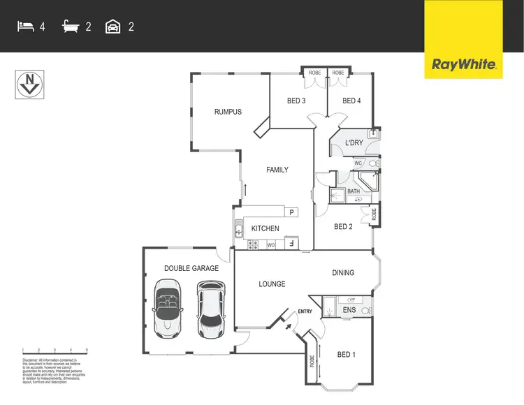 Floorplan of Homely house listing, 7 Christie Place, Gordon ACT 2906