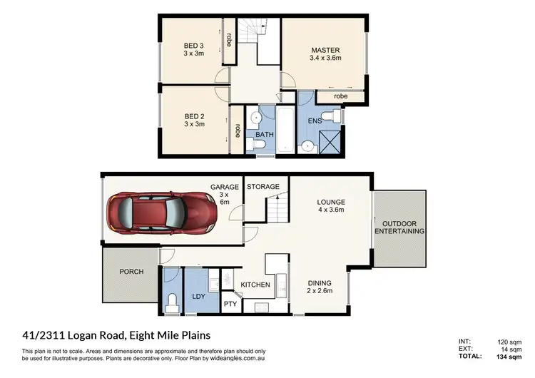 Floorplan of Homely townhouse listing, 41/2311 Logan Road, Eight Mile Plains QLD 4113