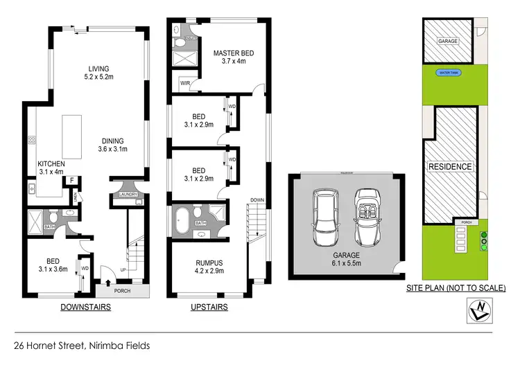 Floorplan of Homely house listing, 26 Hornet Street, Schofields NSW 2762