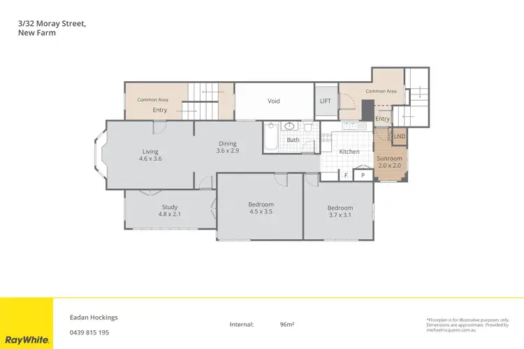 Floorplan of Homely apartment listing, 3/32 Moray Street, New Farm QLD 4005