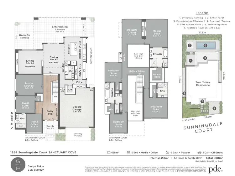 Floorplan of Homely house listing, 1894 Sunningdale Court, Sanctuary Cove QLD 4212