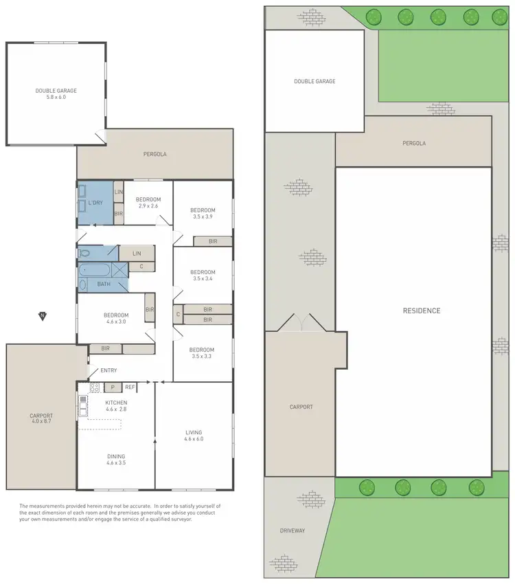 Floorplan of Homely house listing, 5 Third Avenue, Hoppers Crossing VIC 3029