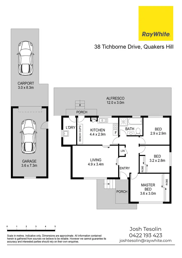 Floorplan of Homely house listing, 38 Tichborne Drive, Quakers Hill NSW 2763