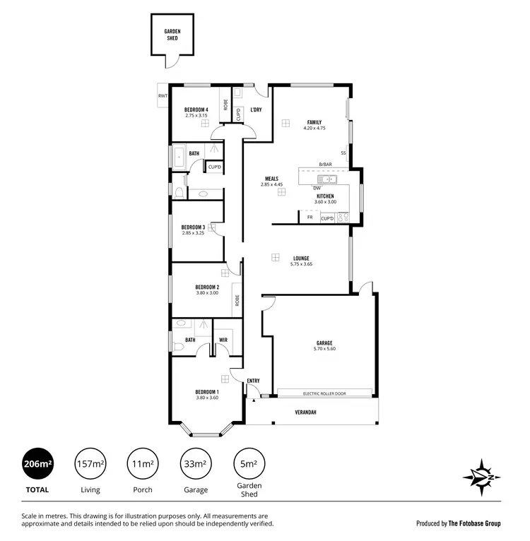 Floorplan of Homely house listing, 27 Clover Way, Nairne SA 5252