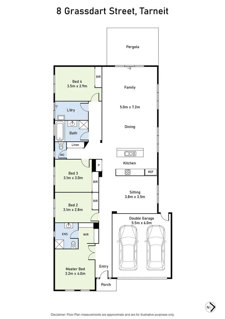 Floorplan of Homely house listing, 8 Grassdart Street, Tarneit VIC 3029