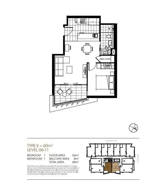Floorplan of Homely apartment listing, 808/959 Ann Street, Fortitude Valley QLD 4006