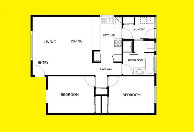 Floorplan of Homely house listing, 3/2 Vincent Court, Mildura VIC 3500