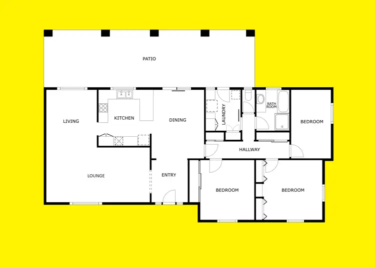 Floorplan of Homely house listing, 865 Coorong Avenue, Red Cliffs VIC 3496
