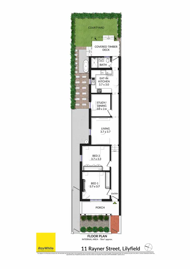 Floorplan of Homely house listing, 11 Rayner Street, Lilyfield NSW 2040