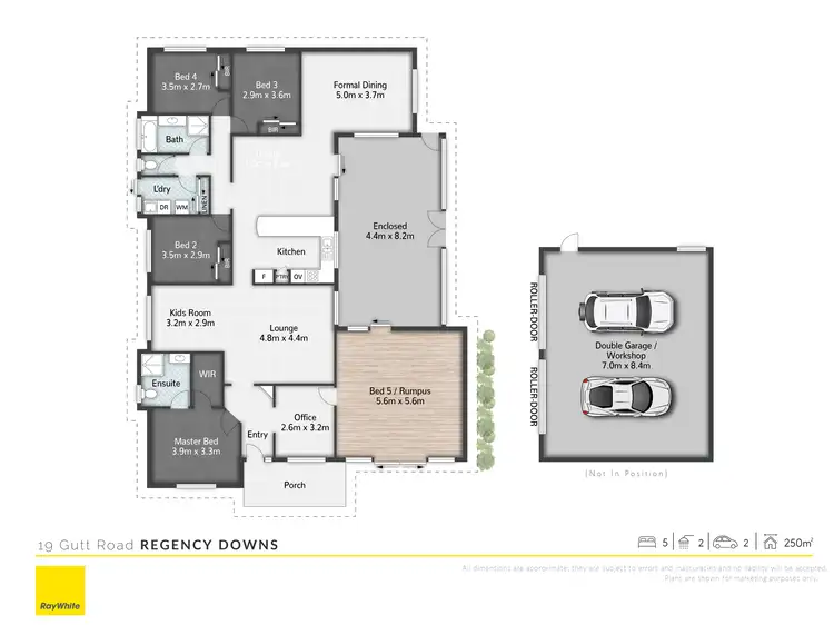 Floorplan of Homely house listing, 19 Gutt Road, Regency Downs QLD 4341