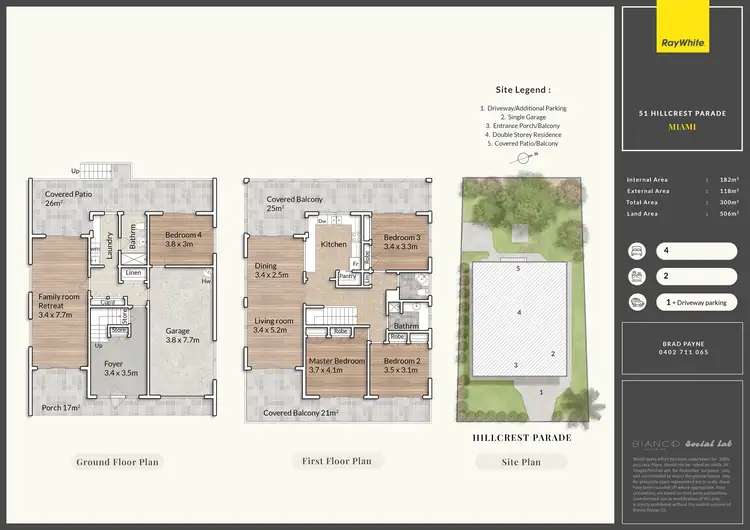 Floorplan of Homely house listing, 51 Hillcrest Parade, Miami QLD 4220
